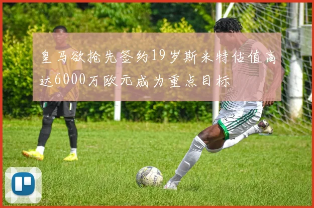 皇马欲抢先签约19岁斯米特估值高达6000万欧元成为重点目标